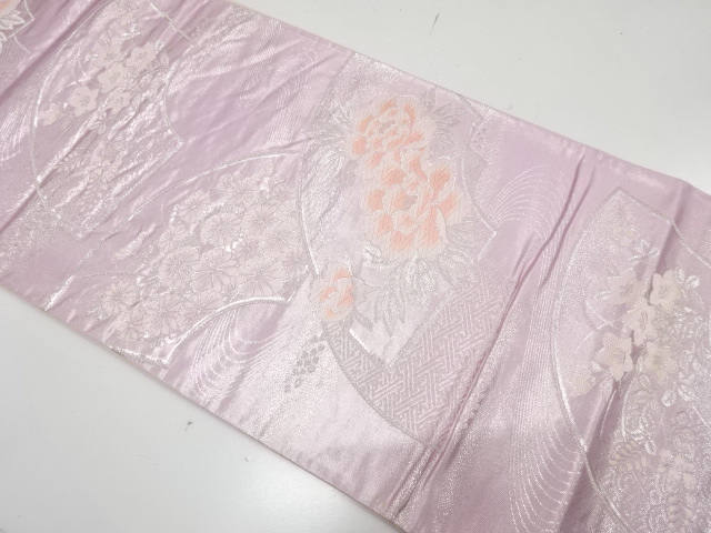 Japanese Kimono / Antique / Fukuro Obi Silk